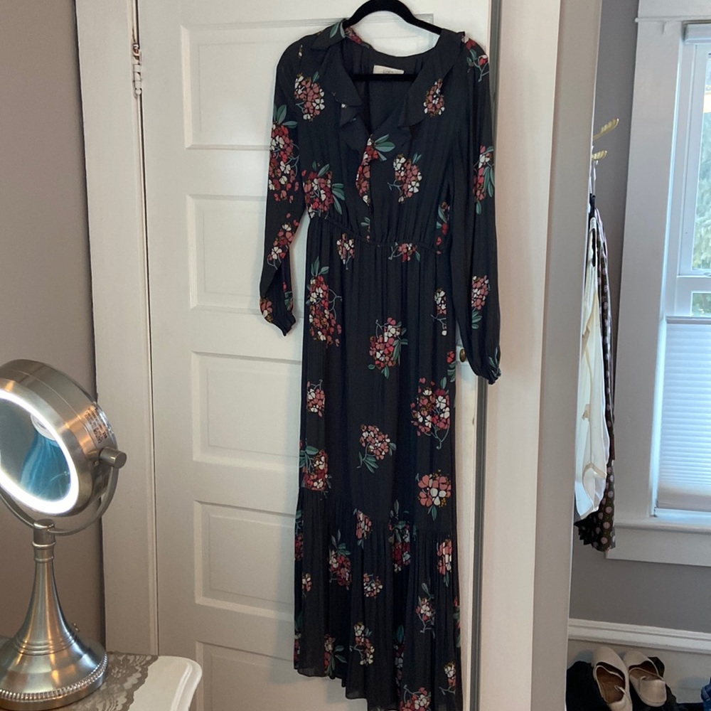 Loft size medium navy blue women’s dress